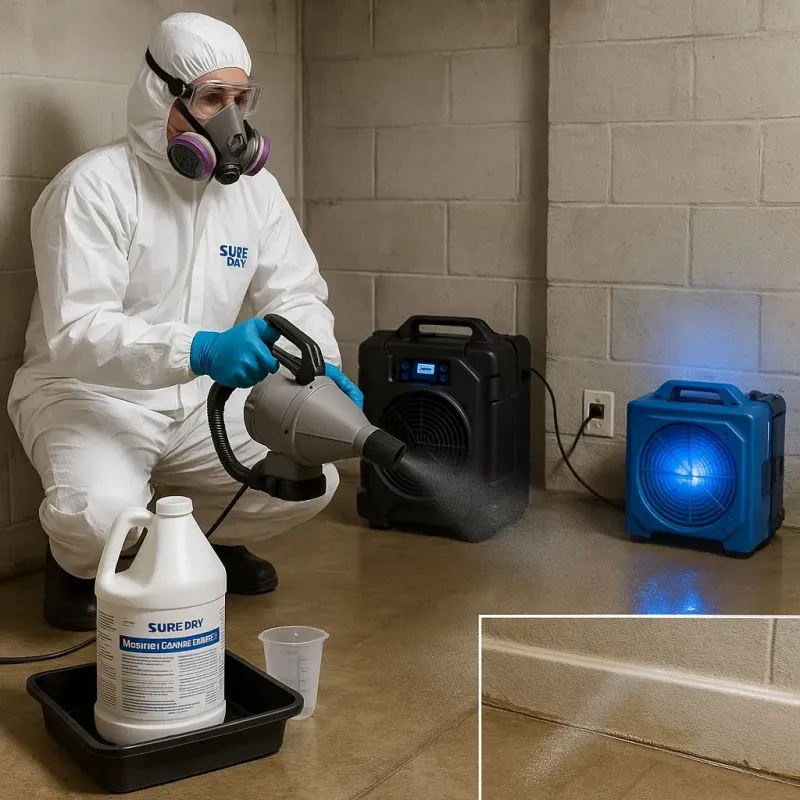 Sanitization and Odor Removal process in Connell, WA